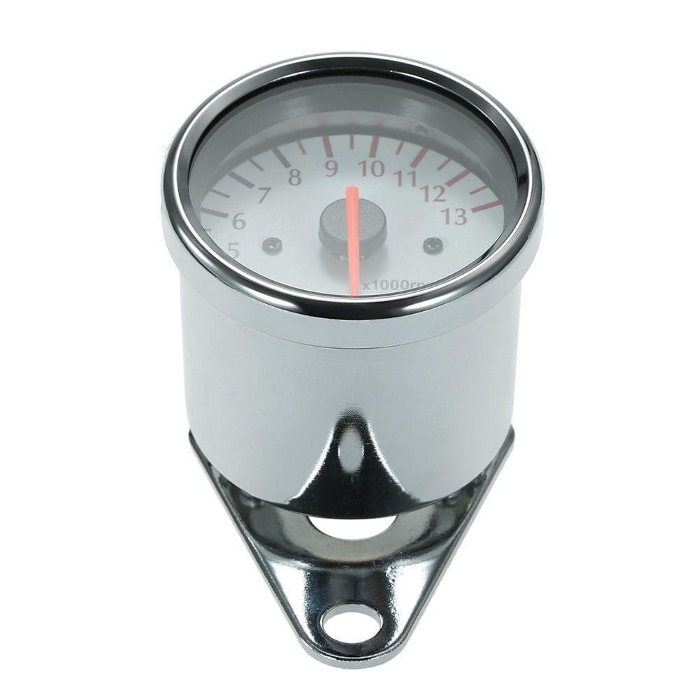12V Universal Motorcycle Mechanica 13000RPM Scooter Analog Tachometer Gauge XP