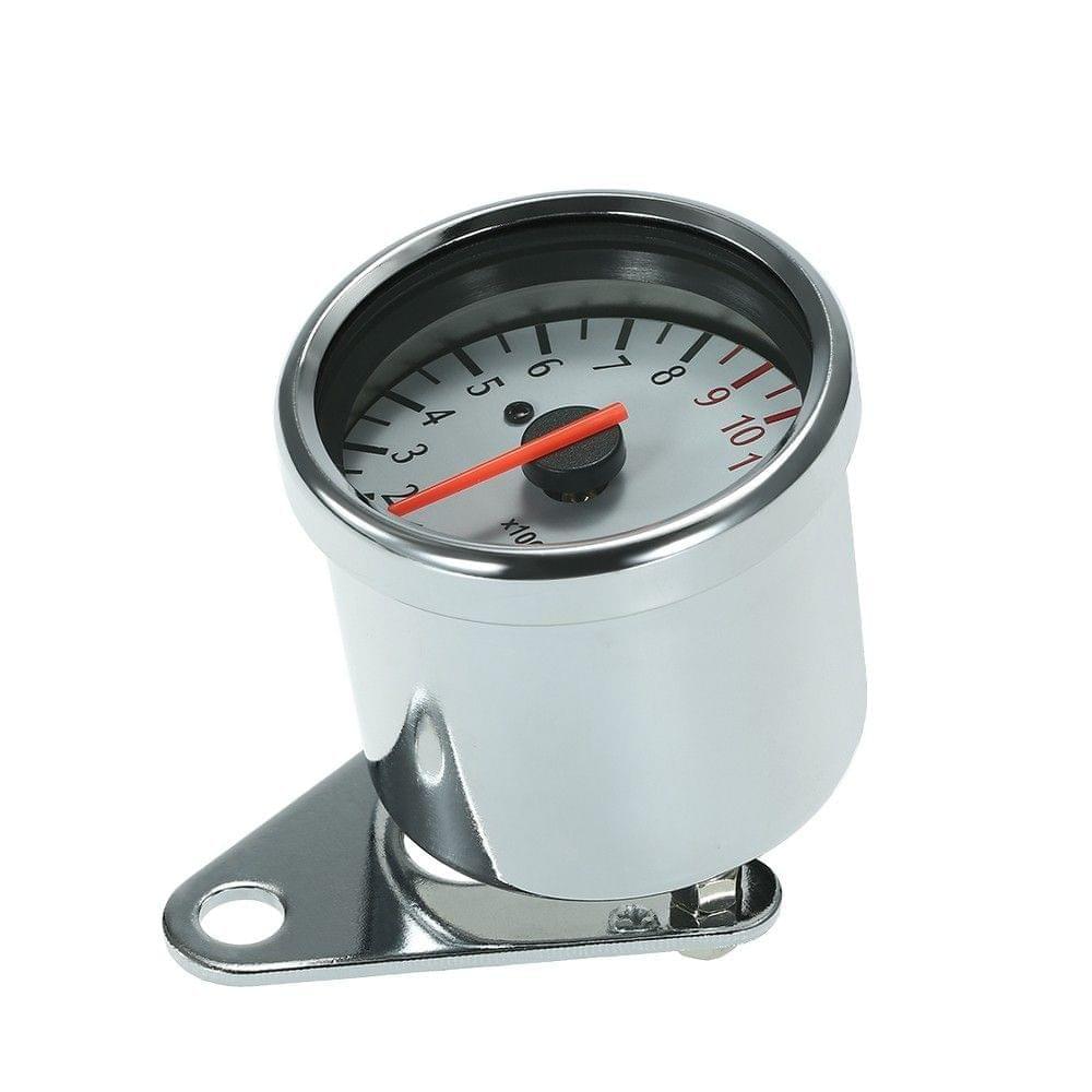 12V Universal Motorcycle Mechanica 13000RPM Scooter Analog Tachometer Gauge XP