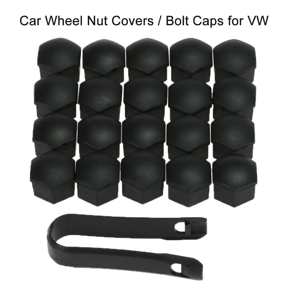 Set of 20pcs Universal 17mm Plastic Car Wheel Nut Covers Bolt Caps