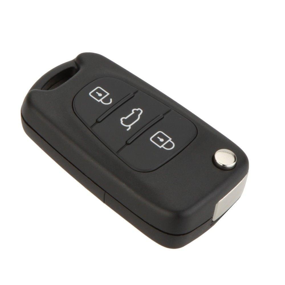 Folding Car Remote Key Shell Case for HYUNDAI i20 i30 Flip Fob 3 Botton