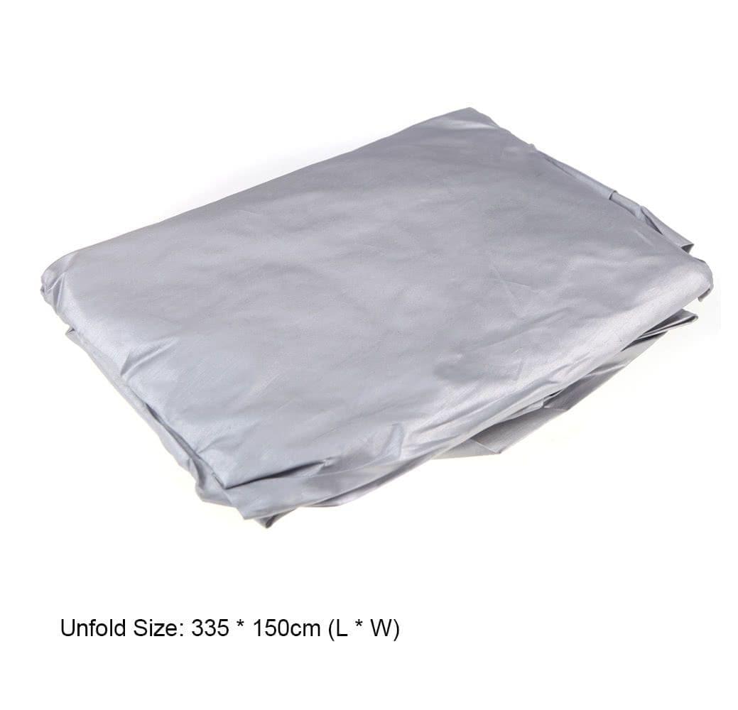 Prevent Heat Cold Sun Rain Snow Car Cover Half PVC Coating Cover Size M 270 * 150cm