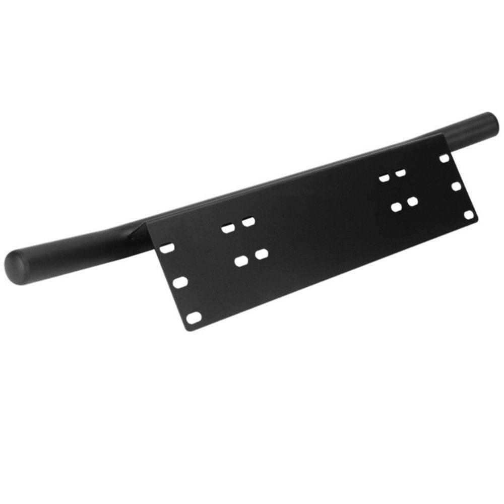 Universal Auto Front Bumper License Plate Lamp Bracket Aluminium Bull Bar Style Holder For Driving Light