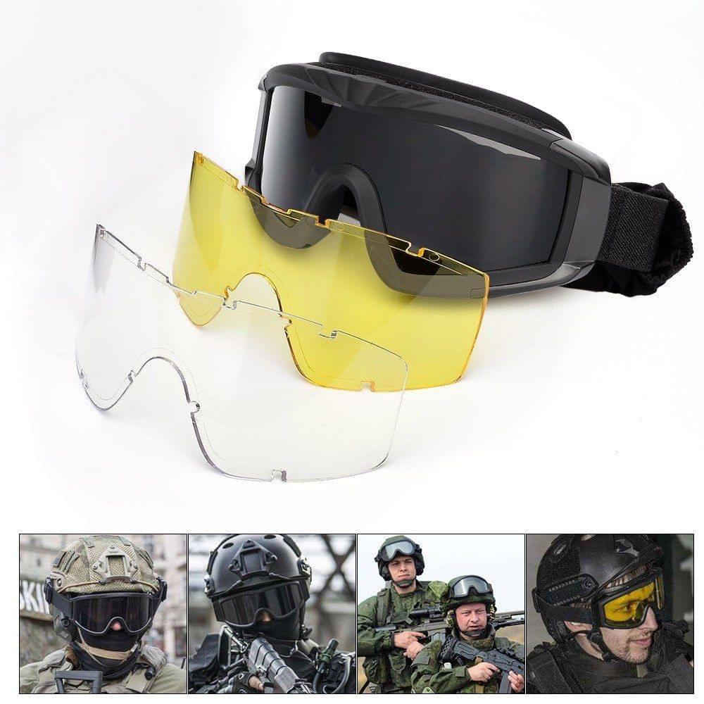 Military Airsoft Tactical Goggles Shooting Glasses Motorcycle Windproof Wargame Goggles