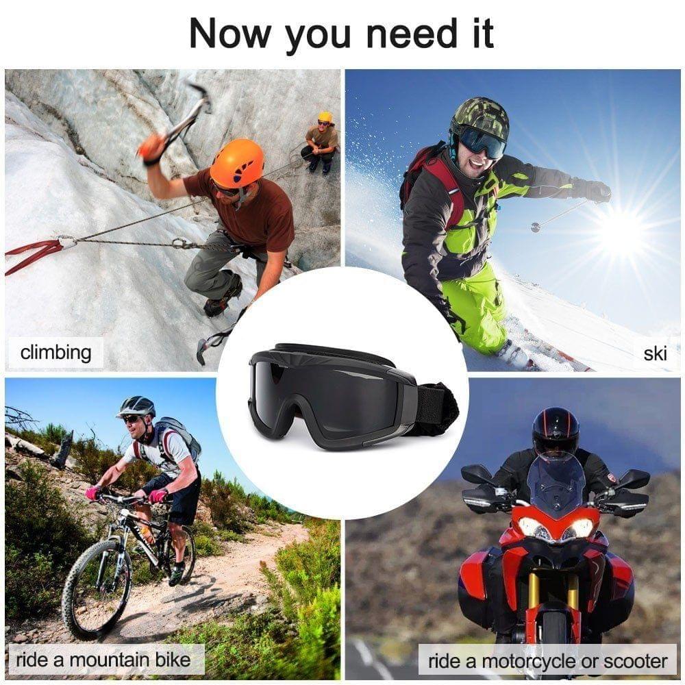 Military Airsoft Tactical Goggles Shooting Glasses Motorcycle Windproof Wargame Goggles