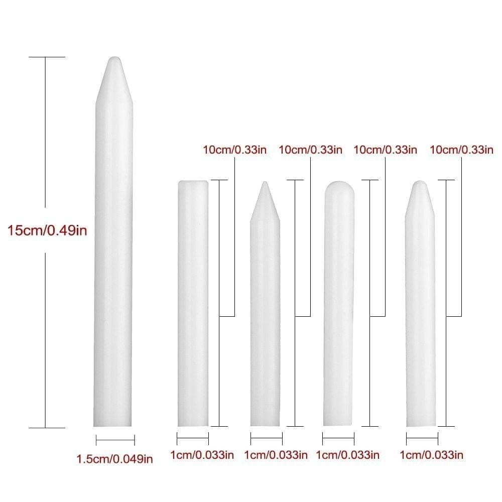 5 pcs/Set Auto Repair Tool Paintless Dent Repair Tools Nylon Pen Tap Down Pen Black