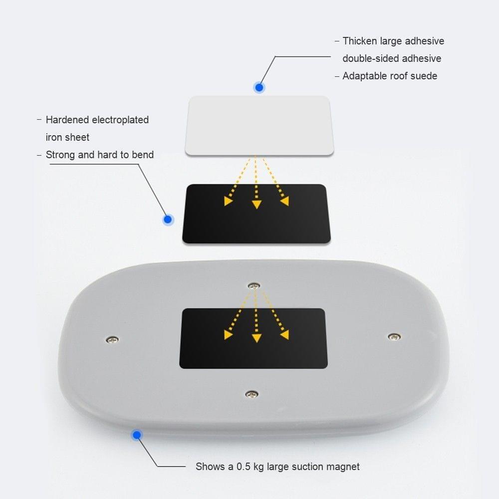 Car Reading Light USB Charging Car Interior Roof Magnet Indoor Ceiling Lamps