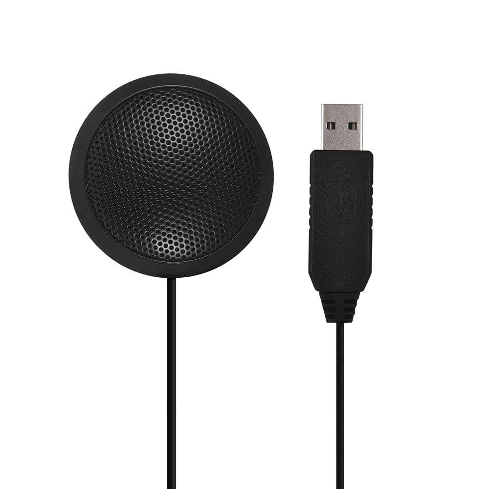 Desktop Omni-directional Microphone with USB Port for Computers Laptops Portable High Sensitivity Mic for Conference Meeting Video Distance Education