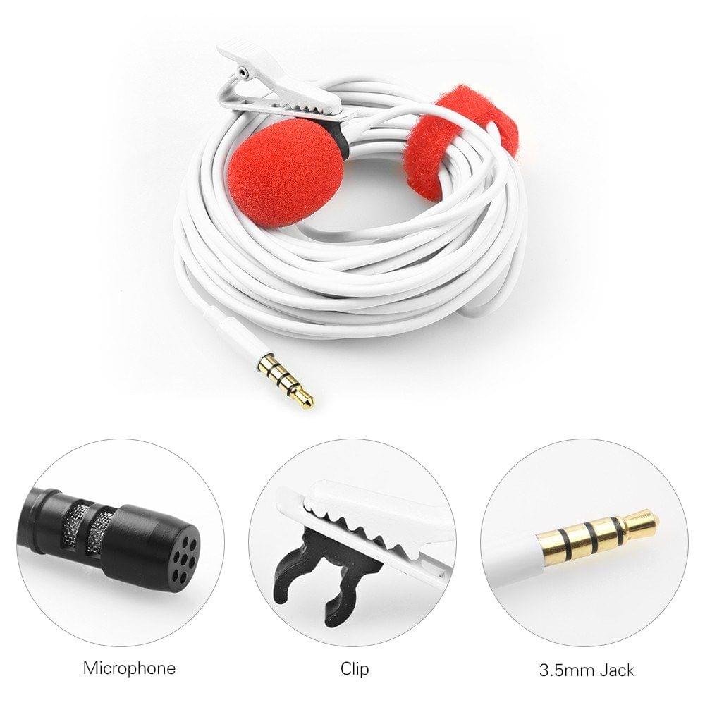 Professional Omni-directional Clip-on Lavalier Microphone