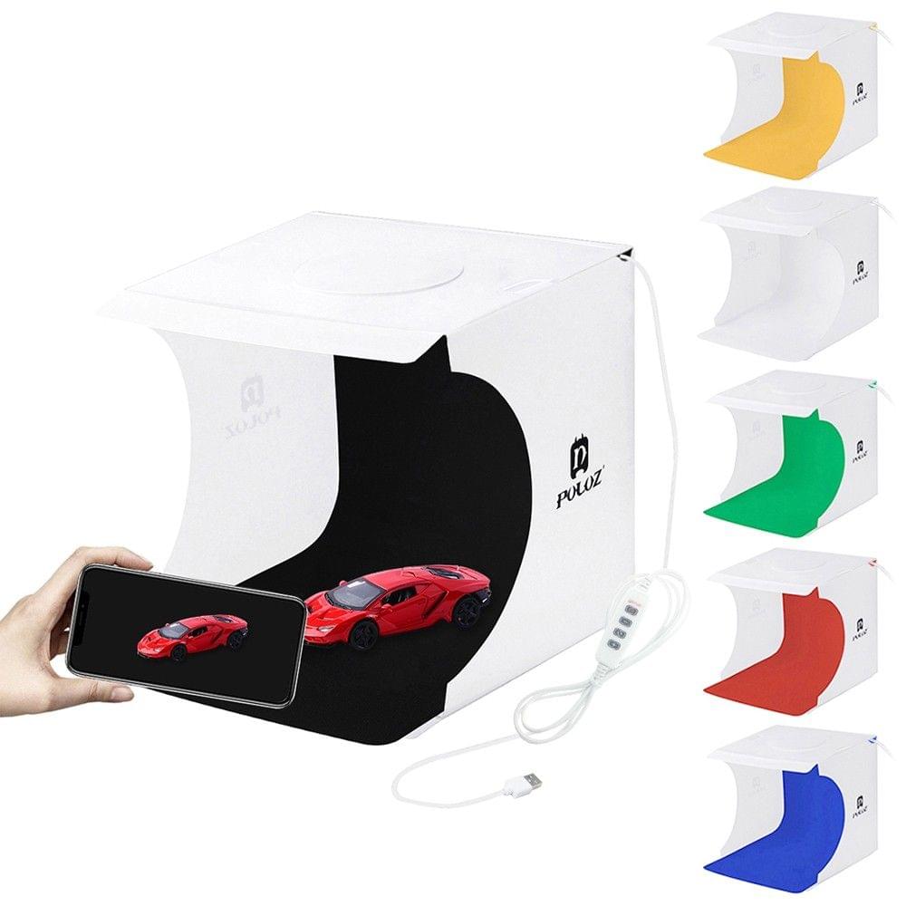 PULUZ Mini Folding Lightbox Photo Background Kit