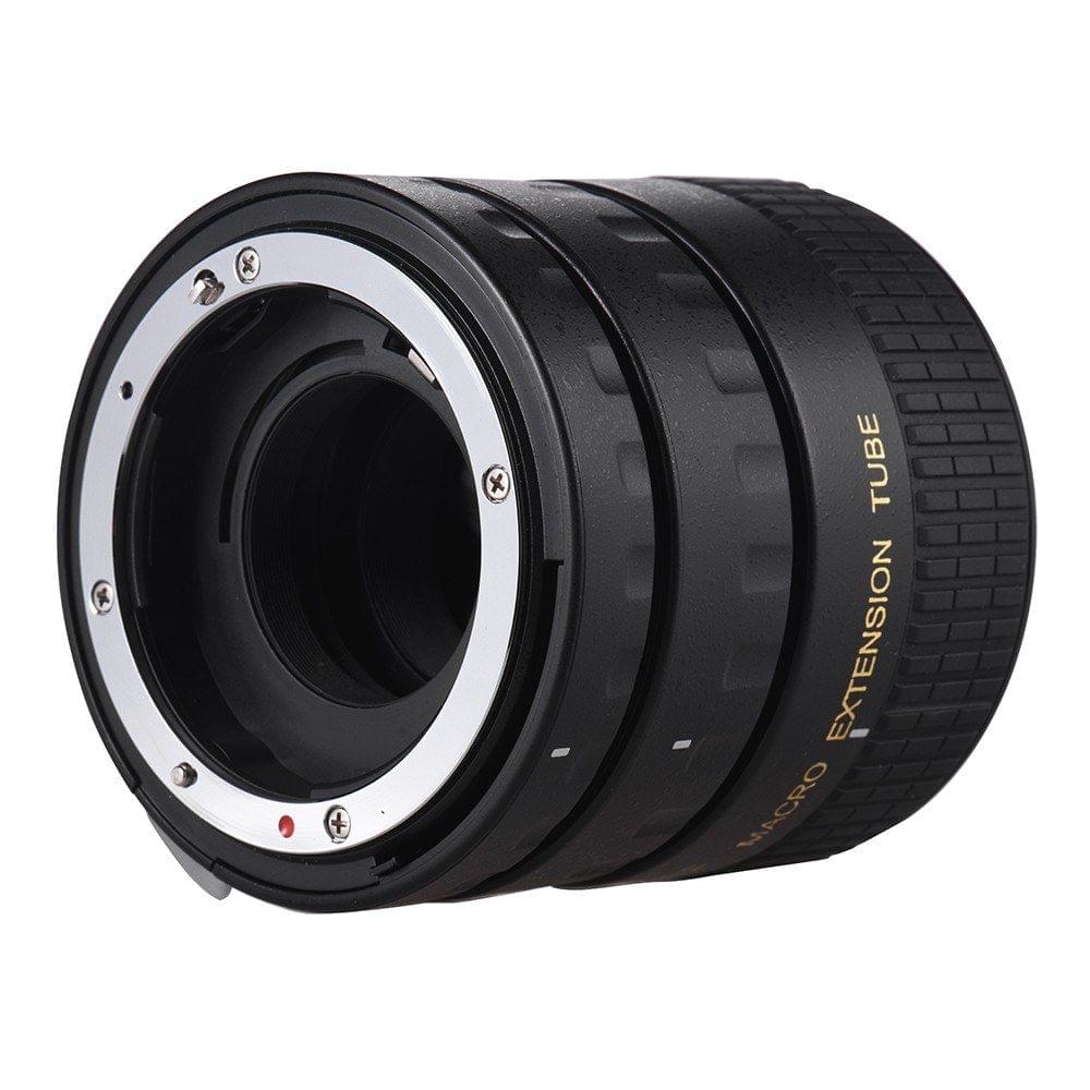 Auto Focus Macro Extension Tube Set Copper AF Macro Lens Extension Tube Ring with Covers for Nikon D300 D7000 D7100 D7200 D800 D810 D850 D5500 D5600 D5100 D5300 D3300AL Lenses