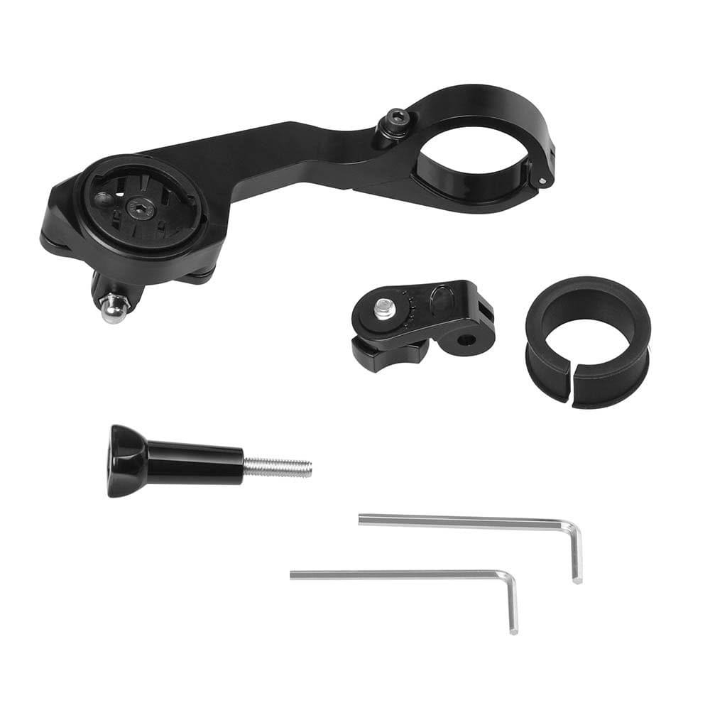 Andoer 25.4/31.8mm Out-front Bike Mount for Garmin Edge 1000/800/810/200/500/510 for GoPro