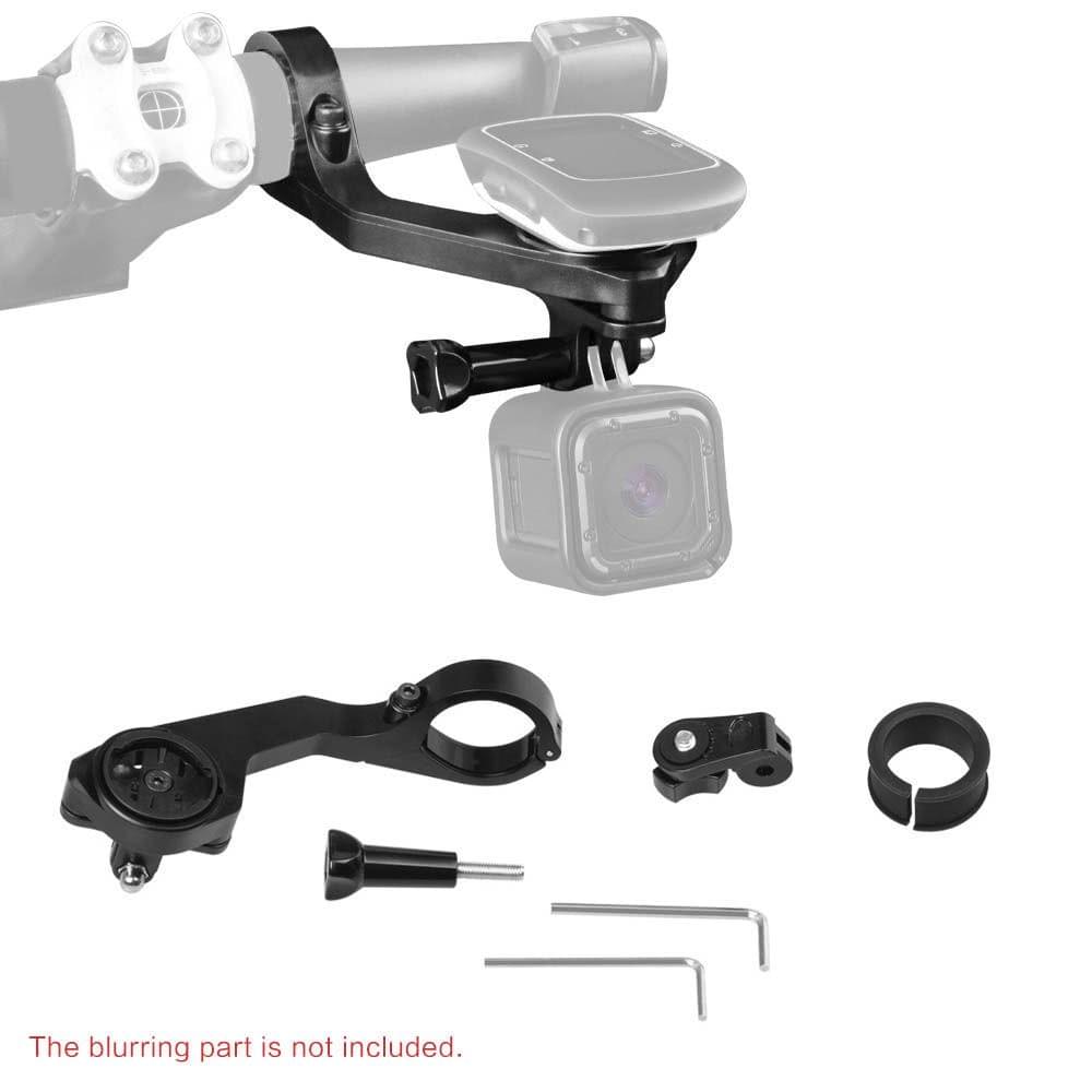 Andoer 25.4/31.8mm Out-front Bike Mount for Garmin Edge 1000/800/810/200/500/510 for GoPro