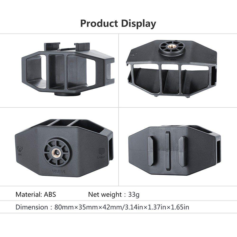 VIJIM GP-1 Vlogging Stand Bracket Double Cold Shoe Mount