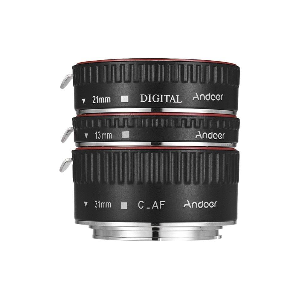 Andoer Brand New Upgraded Macro Extension Tube Set 3-Piece 13mm+21mm+31mm Auto Focus Extension Tube Rings for Ca150n EOS Camera Body and Lens of The 35mm SLR for Ca150n all EF and EF-S Lenses