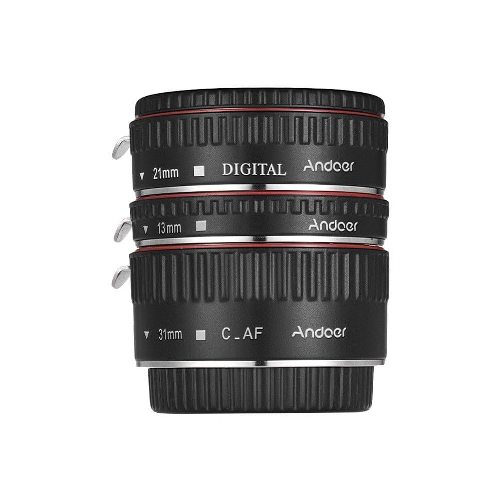 Andoer Brand New Upgraded Macro Extension Tube Set 3-Piece 13mm+21mm+31mm Auto Focus Extension Tube Rings for Ca150n EOS Camera Body and Lens of The 35mm SLR for Ca150n all EF and EF-S Lenses