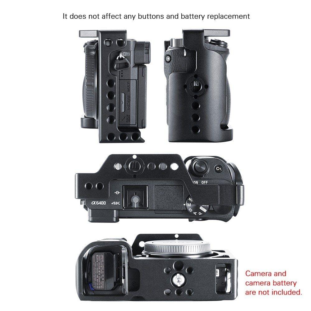 UURIG R008 Aluminum Alloy Camera Cage Stabilizer Special Vlog Housing Cage