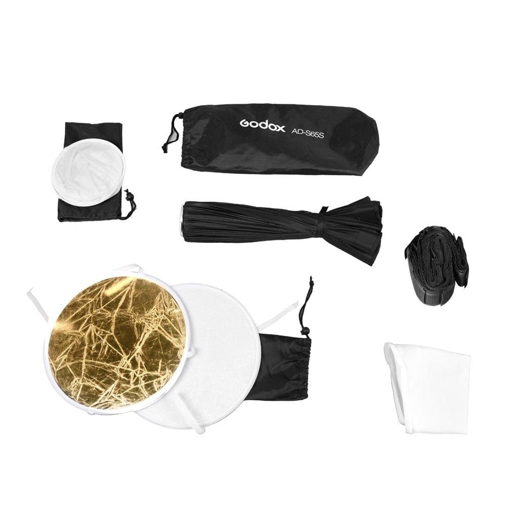 Godox AD-S65S 65cm/ 25.6in Portable Deep Parabolic Softbox Umbrella Godox Mount