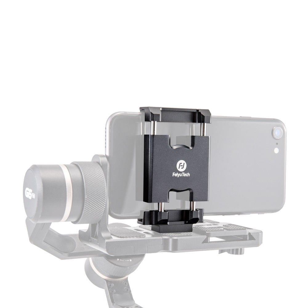 FeiyuTech Smartphone Adapter Clamp Clip Holder Bracket for FeiyuTech G6 Plus a1000 Dual Hand a1000 Single Hand a2000 Dual Hand a2000 Single Hand G360 Gimbal