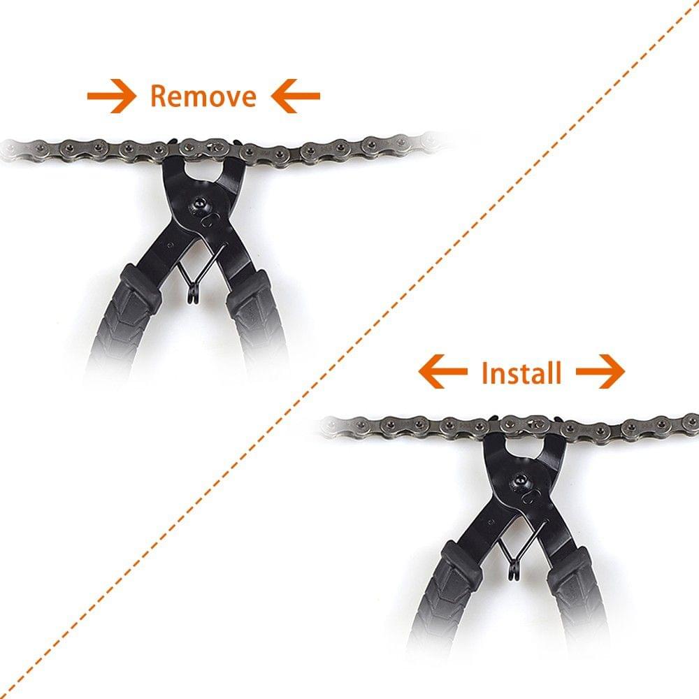 Bike Link Plier Chain Plier Missing Link 2 in 1 Opener Closer Remover Bicycle Chain Plier Removal Tool