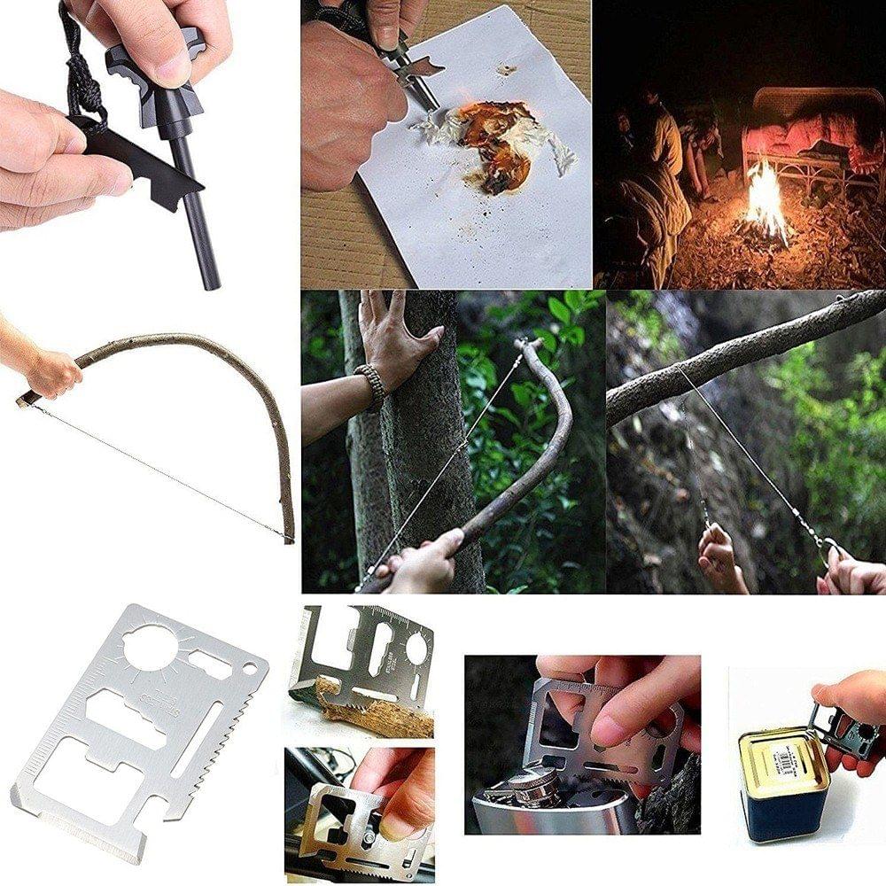 Professional Multifunction First-Aid Kit SOS Emergency Camping Survival Equipment Kit Outdoor Tactical Hiking Gear Multi Tool