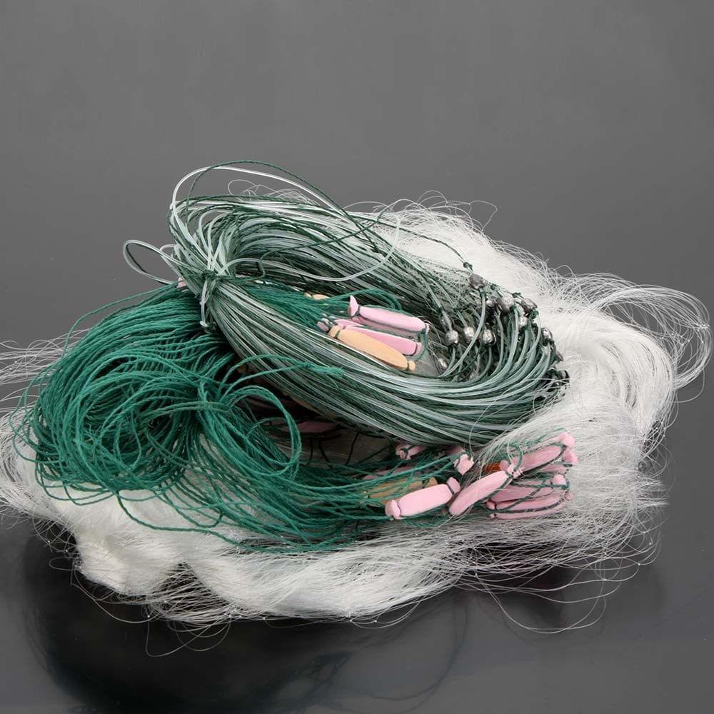 Lixada 25m 3 Layers Monofilament Fishing Fish Gill Net with Float