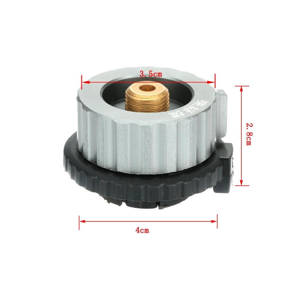 Outdoor Camping Stove Conversion Head Convert Adapter Nozzle Gas Bottle Screw for Long Butane Gas Cartridge
