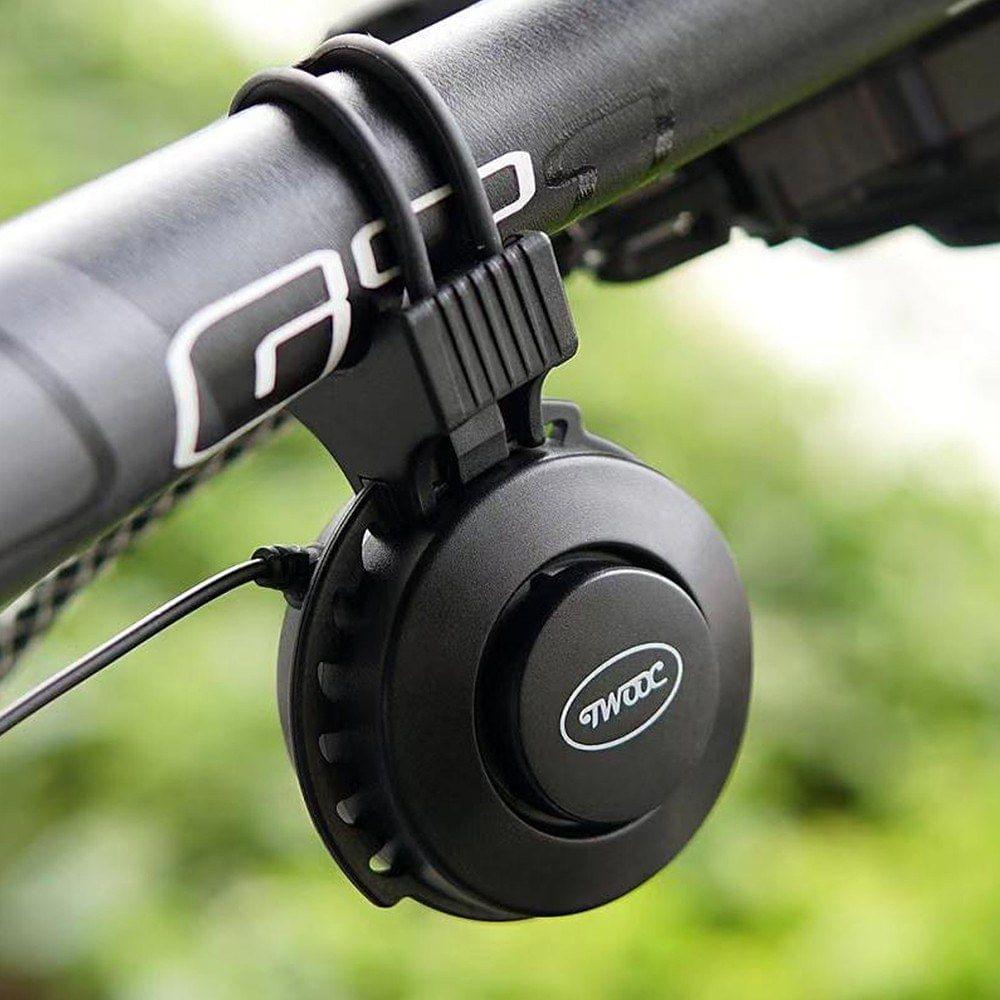 T002S Rechargeable Cycling Handlebar Electric Bike Ring Adjustable Volume Mini Alarm Bell Electronic Bicycle Horn