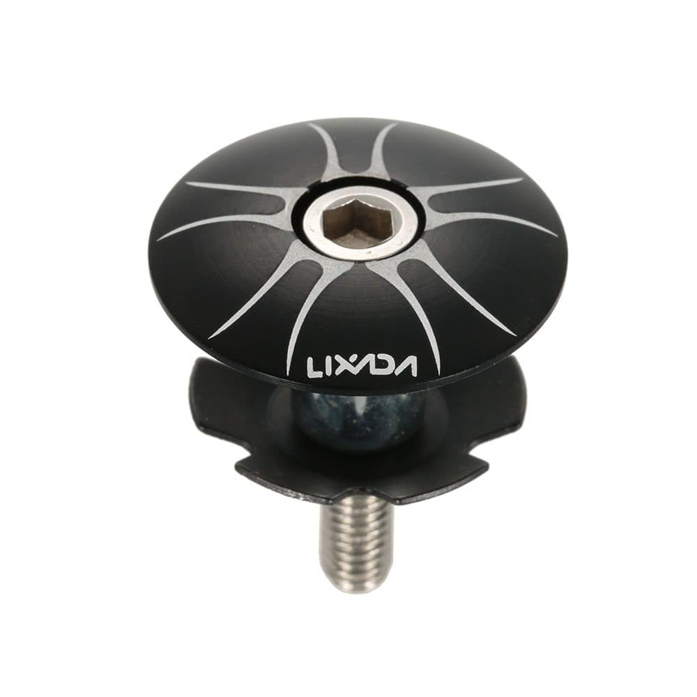 Lixada 1pc Bike MTB Cycling Headset Star Nut with Aluminum Alloy Cap Top Replacement Kit for 25.4mm Front Forks