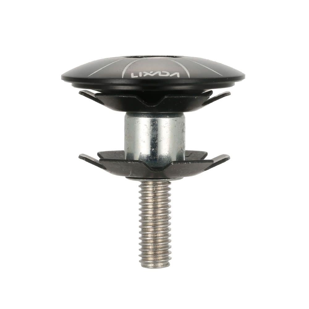 Lixada 1pc Bike MTB Cycling Headset Star Nut with Aluminum Alloy Cap Top Replacement Kit for 25.4mm Front Forks