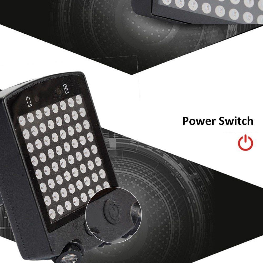 LED Wireless Remote Control Laser Bicycle Rear Tail Light Bike Turn Signals Safety Warning Light Turn Signal Laser Tail Light USB Rechargeable Brake Light Riding Gear