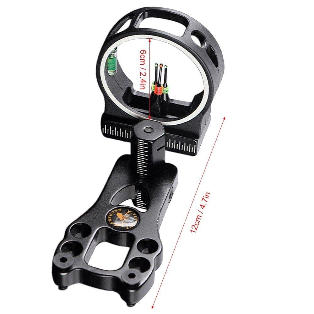 3-Pin Bow Sight with Level Archery Sights