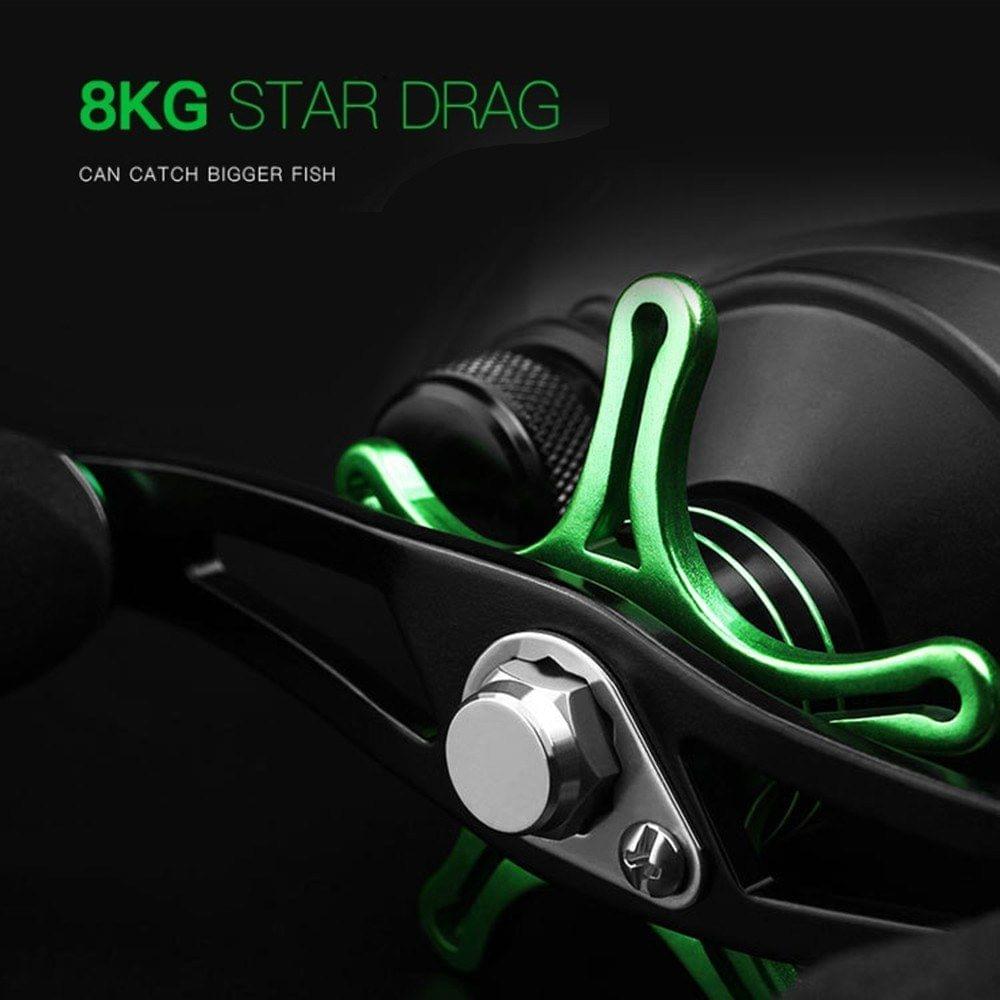 12+1 Ball Bearings Baitcasting Left Fishing Reel