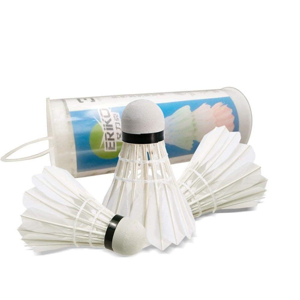 3Pcs LED Badminton Shuttlecocks Duck Feather