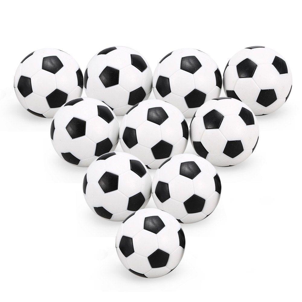 10Pcs Indoor Table Soccer Balls Replacement 32mm Mini Footballs Foosball Table Football For Kids / Adults