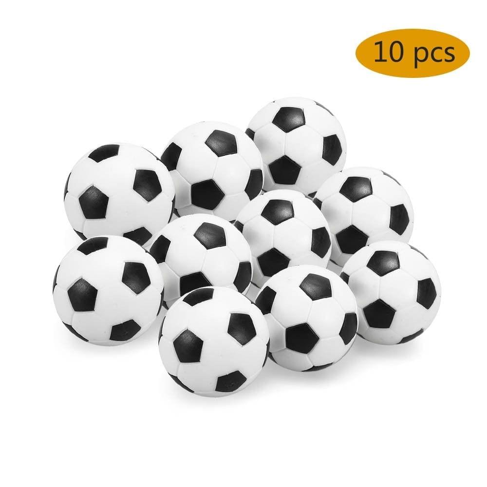 10Pcs Indoor Table Soccer Balls Replacement 32mm Mini Footballs Foosball Table Football For Kids / Adults