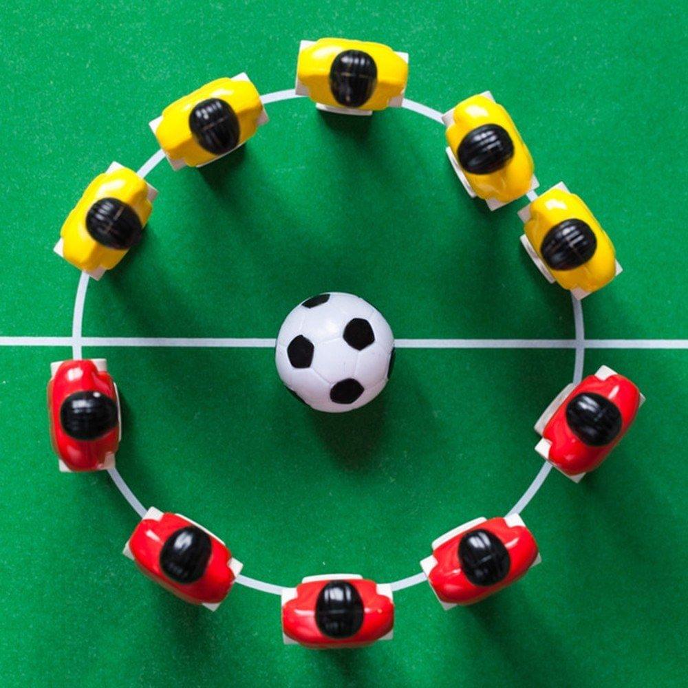 10Pcs Indoor Table Soccer Balls Replacement 32mm Mini Footballs Foosball Table Football For Kids / Adults