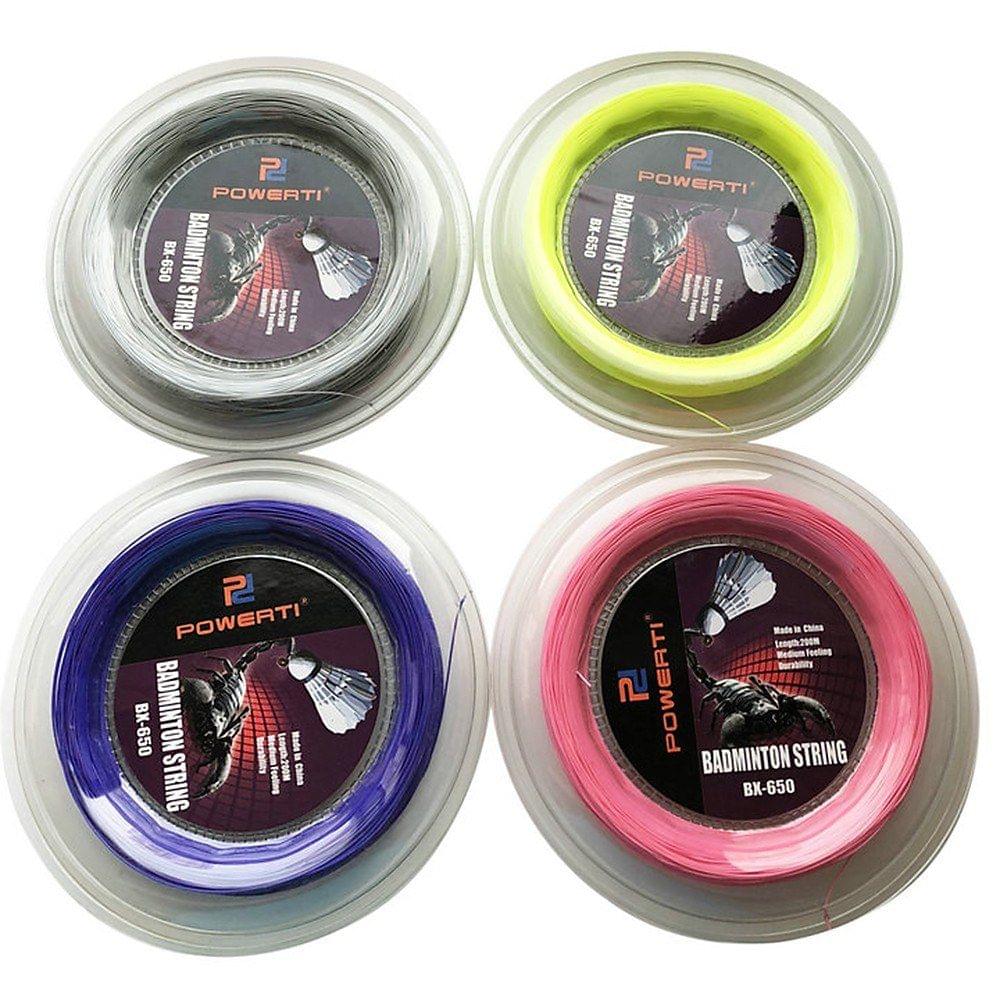 600FT 0.72mm Badminton Racket String Badminton Training Racket String Resilient  Replacement Badminton String