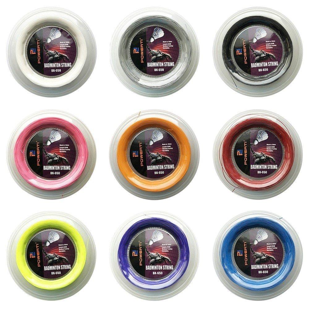 600FT 0.72mm Badminton Racket String Badminton Training Racket String Resilient  Replacement Badminton String