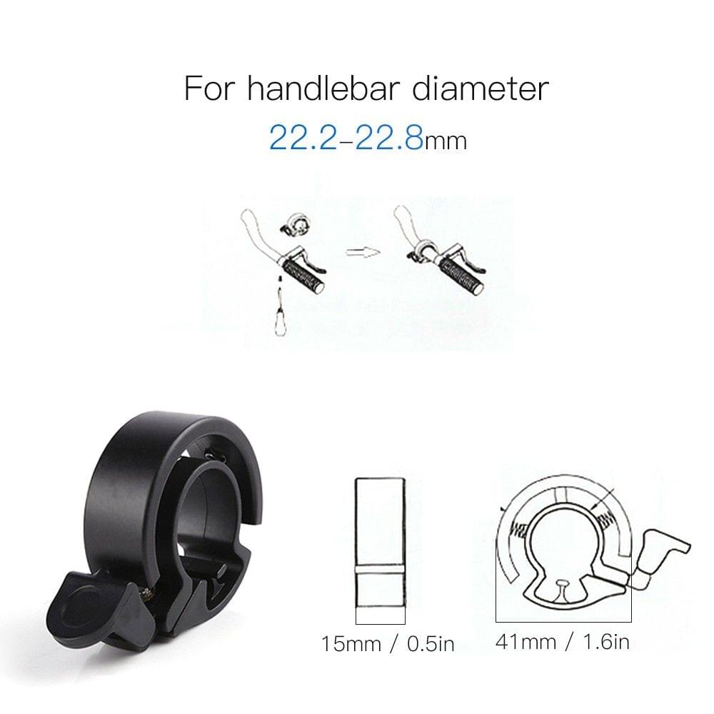 Bike Bell Cycling Bicycle Horns Aluminum Bike Crisp Bell 85DB