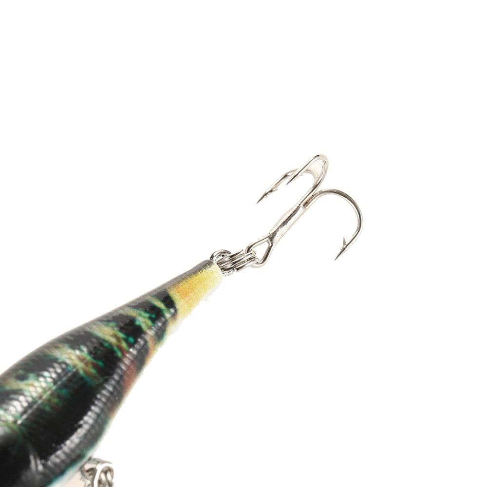 Lixada 4pcs 6.5cm 4.7g Hard Fishing Baits Minnow Fishing Lures Bass Hard Bait Plastic Lure Bait