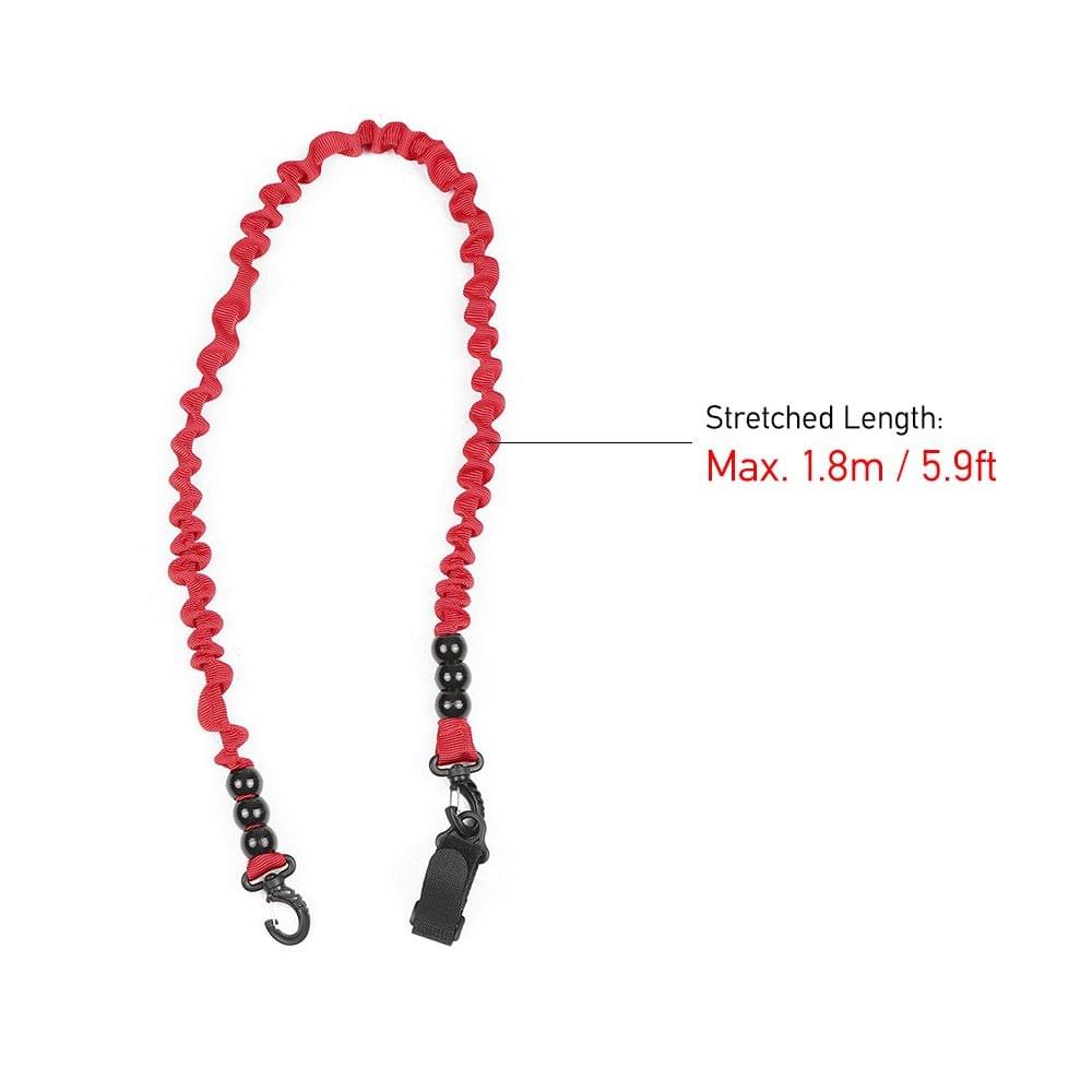 Elastic Paddle Leash Kayak Canoe Safety Fishing Rod Rowing Boats Lanyard Cord Tie Rope with Beads