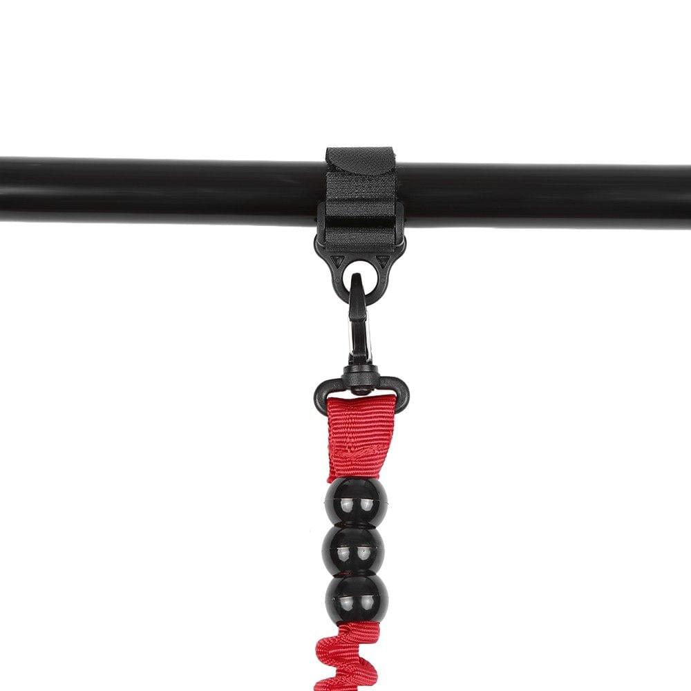 Elastic Paddle Leash Kayak Canoe Safety Fishing Rod Rowing Boats Lanyard Cord Tie Rope with Beads