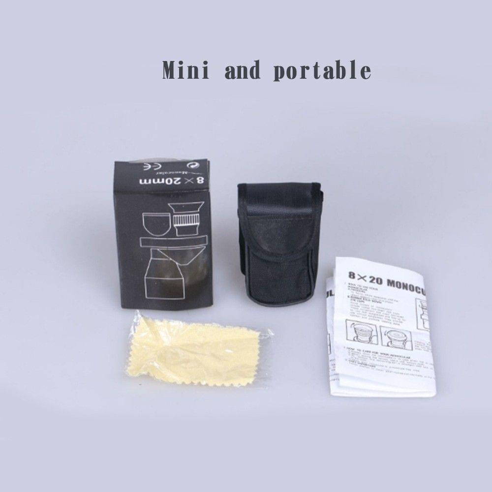 Portable Convenient Single Barrel High-power High-definition Low-light Night Vision Pocket Telescope