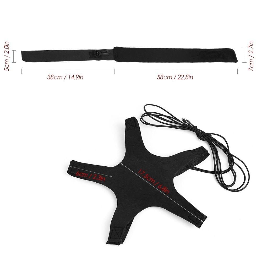 Football Training Belt Solo Soccer Trainer Training Kids Adults Hand Free Football Practice Belt for Universal 3 / 4 / 5 Footballs