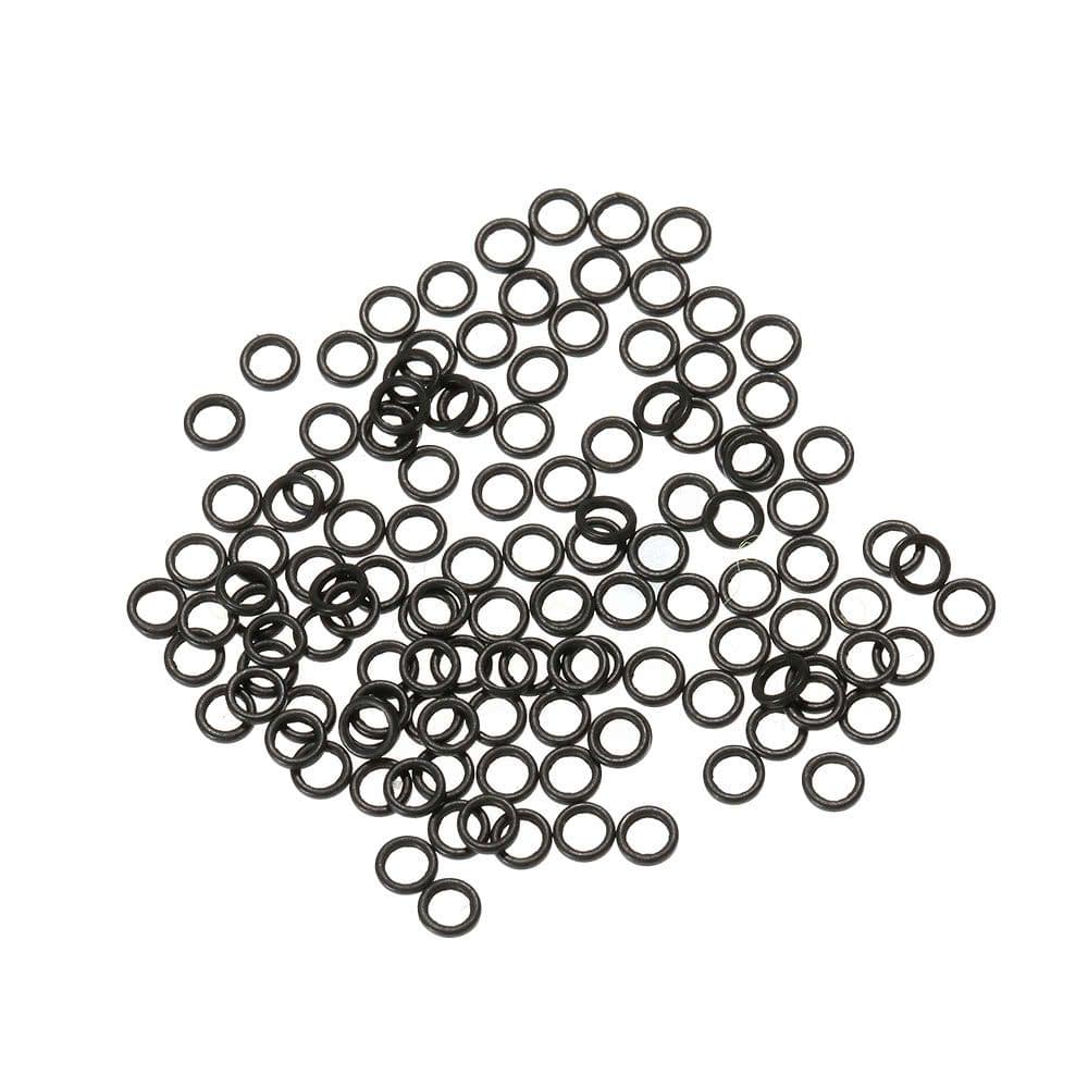 100PCS Threaded Boilie Bait Rings for Carp Hair Rigs Hooks Carp Fishing Terminal Tackle