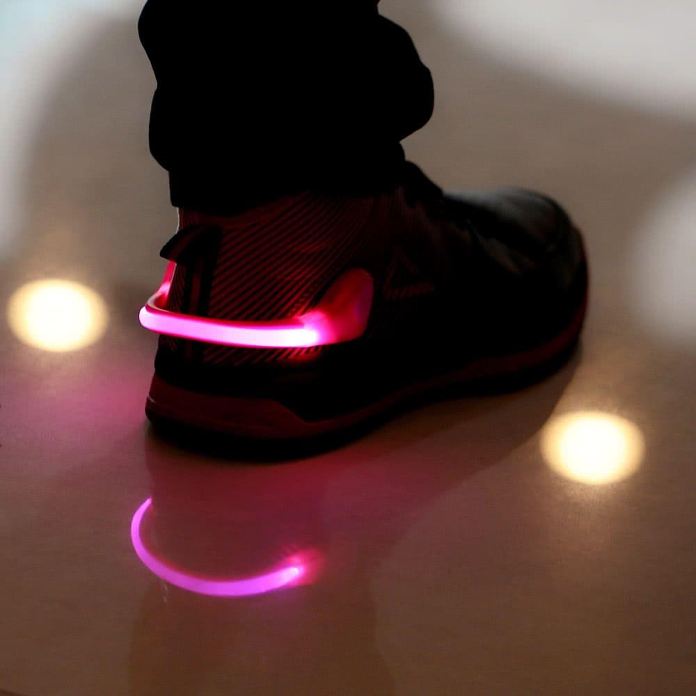 Outdoor Sports LED Safety Shoes Clip for Night Walking Running Cycling