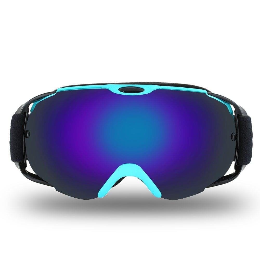 Lixada Adult Ski Goggles Winter Snow Sports Snowboard Goggles Ventilated Anti-fog Spherical Dual Lens for Snowmobile Skiing Skating