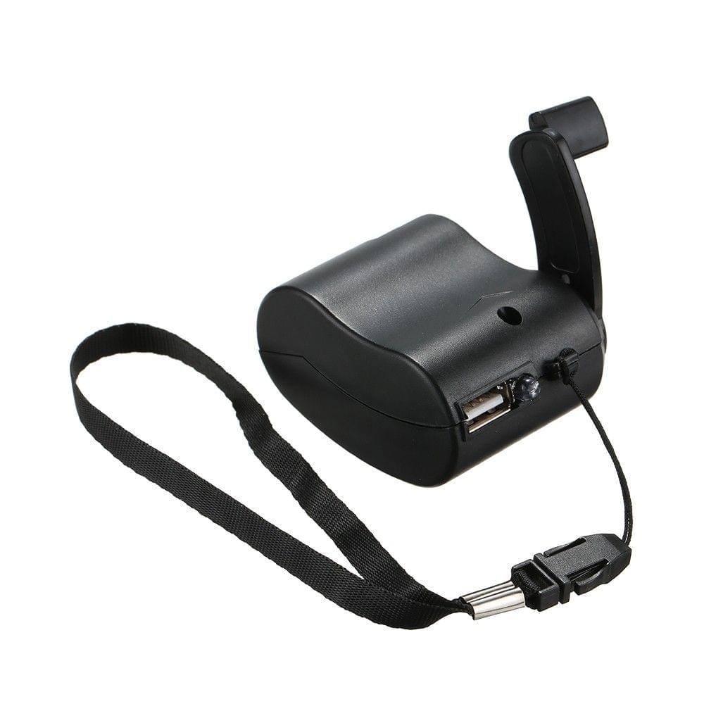 NO Universal Hand-cranked Manual USB Port Charger