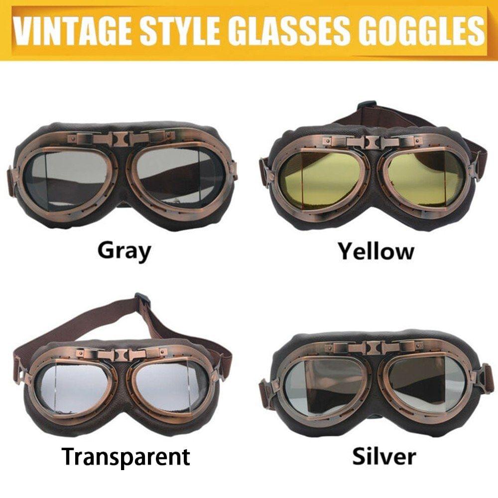 Motorcycle Retro Goggles Glasses