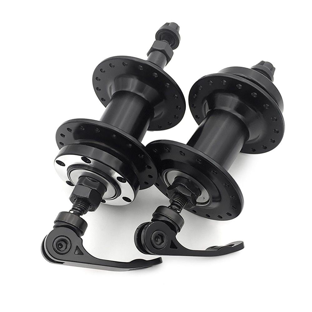 Bike Disc Brake MTB Casette Bearing Hub 36H Front Rear Hub Set with Quick Realse Lever Skewers Axle